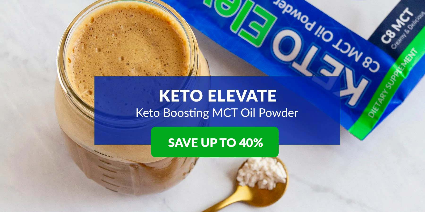 Keto Elevate™ — C8 MCT Oil Powder (2 Delicious Flavors)